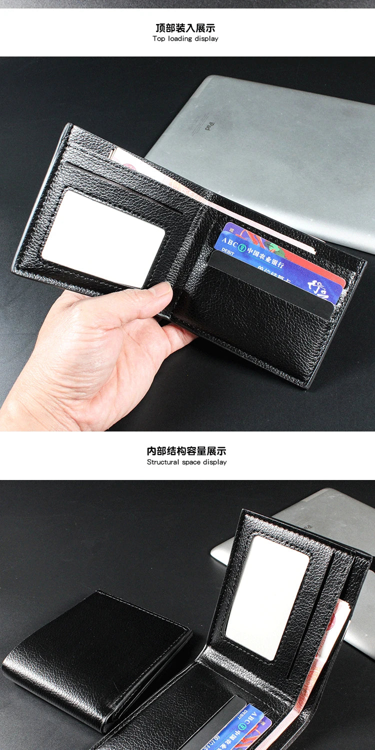 Mens black wallet (Premium quality)